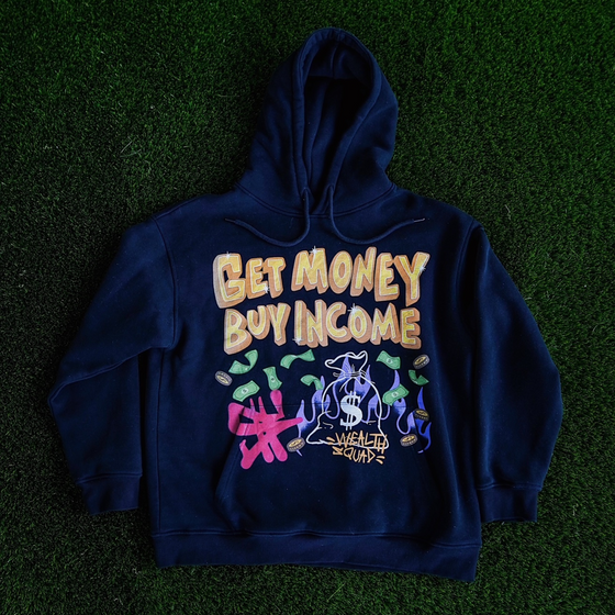 Black Get Money Buy Income Hoodie Unisex