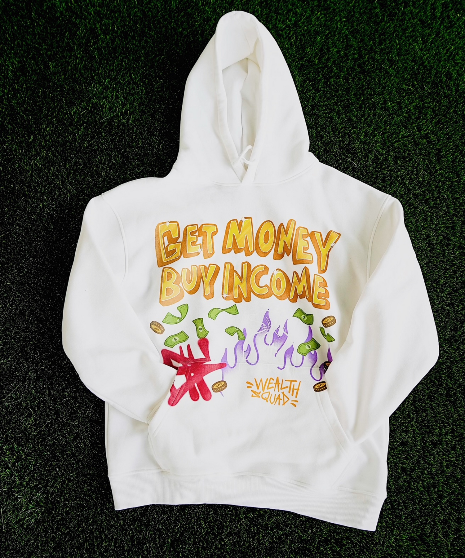 Money discount hoodie white